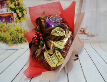 Букет из чая и кофе "Осенняя пора"