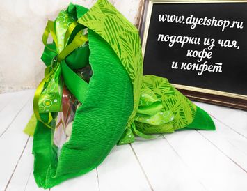 Букет из чая и кофе "Сочный"