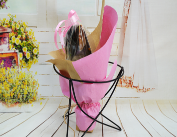 Букет из чая и кофе "Клубничное настроение"