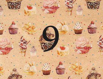 Упаковка коробки в бумагу крафт Расцветки