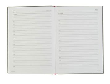 Ежедневник с гравировкой Серый  136 л.