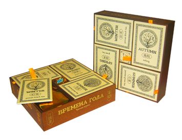 Подарочный набор элитного чая  "Времена года" 335 гр.