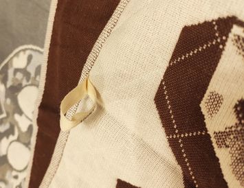 Подарок на 23 февраля "полотенце Танк" 50х90 см.