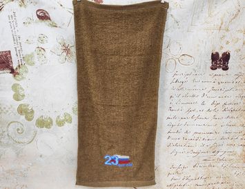 Подарок на 23 февраля полотенце "в бутылке"