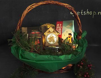 Корзина новогодняя "Волшебного Нового года!"