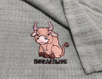 Подарок на Новый год - набор кухонных полотенец "Неделька"
