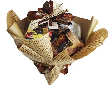 Букет "Письмена" чайный с мёдом и шоколадом