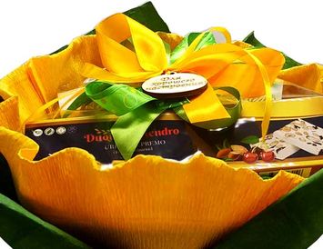 Букет из чая и кофе "Для хорошего настроения"