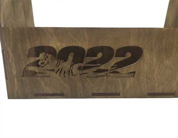 Ящик деревянный с канатной ручкой 2022