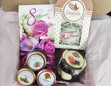 Вкусный подарочный набор на 8 марта