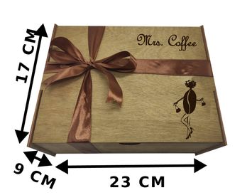 Ящик "Mrs coffe" окрашенный