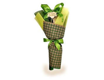 Букет на День учителя 2 чая и шоколадка