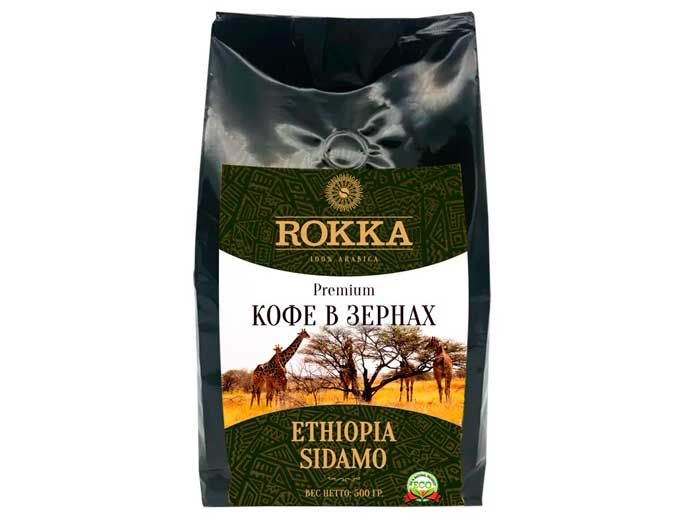 Кофе Эфиопия Сидамо 500 г. в зернах